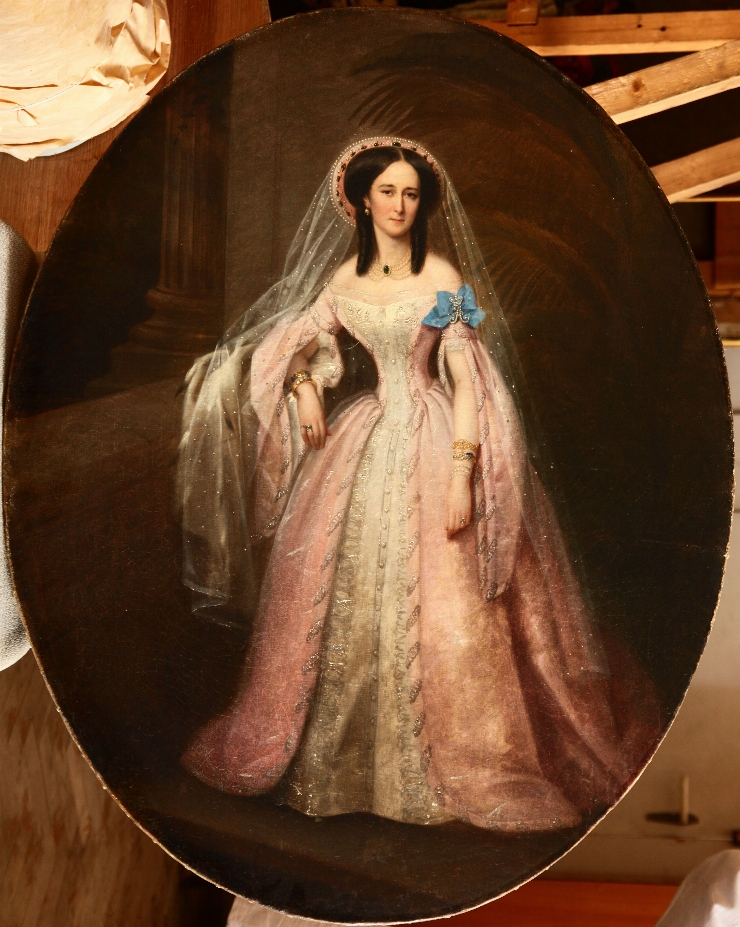 Portretul Domnişoarei de onoare V. A. Bezobrazova (1825 - 1895)