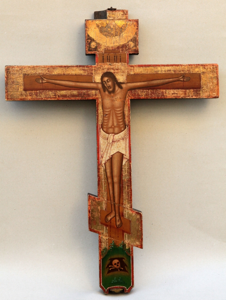 Cruce mare cu 8 braţe zugrăvită