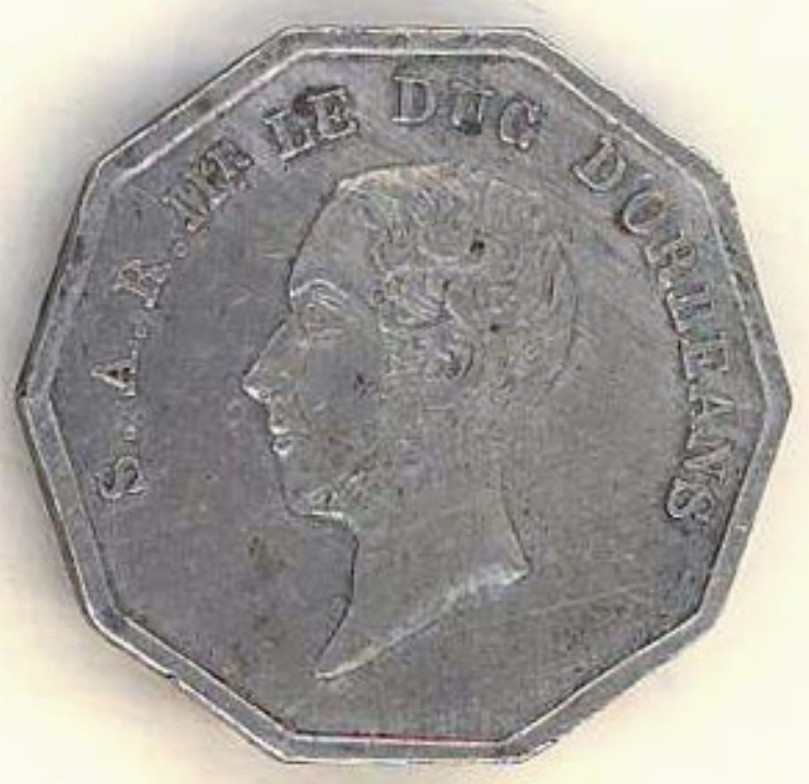 Insignă comemorativă „Ducele de Orleans”, 1842