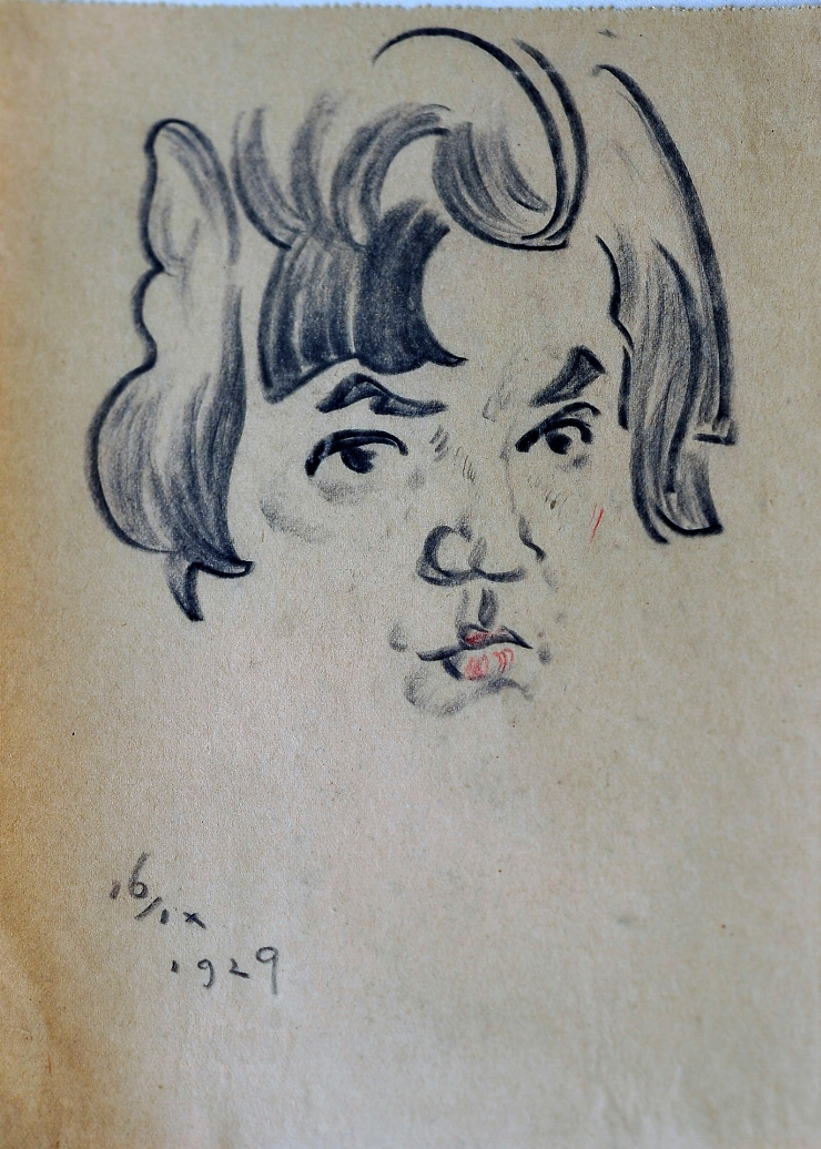 Schiţă (Portret de femeie), 1929