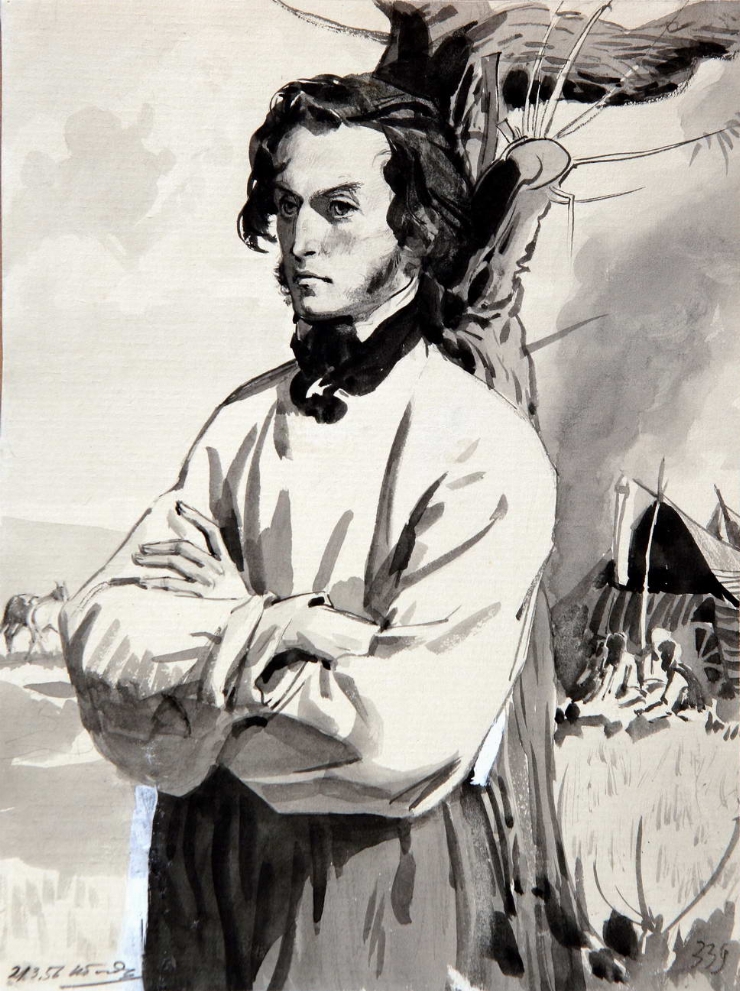 Aleco. Ilustraţie la poemul 