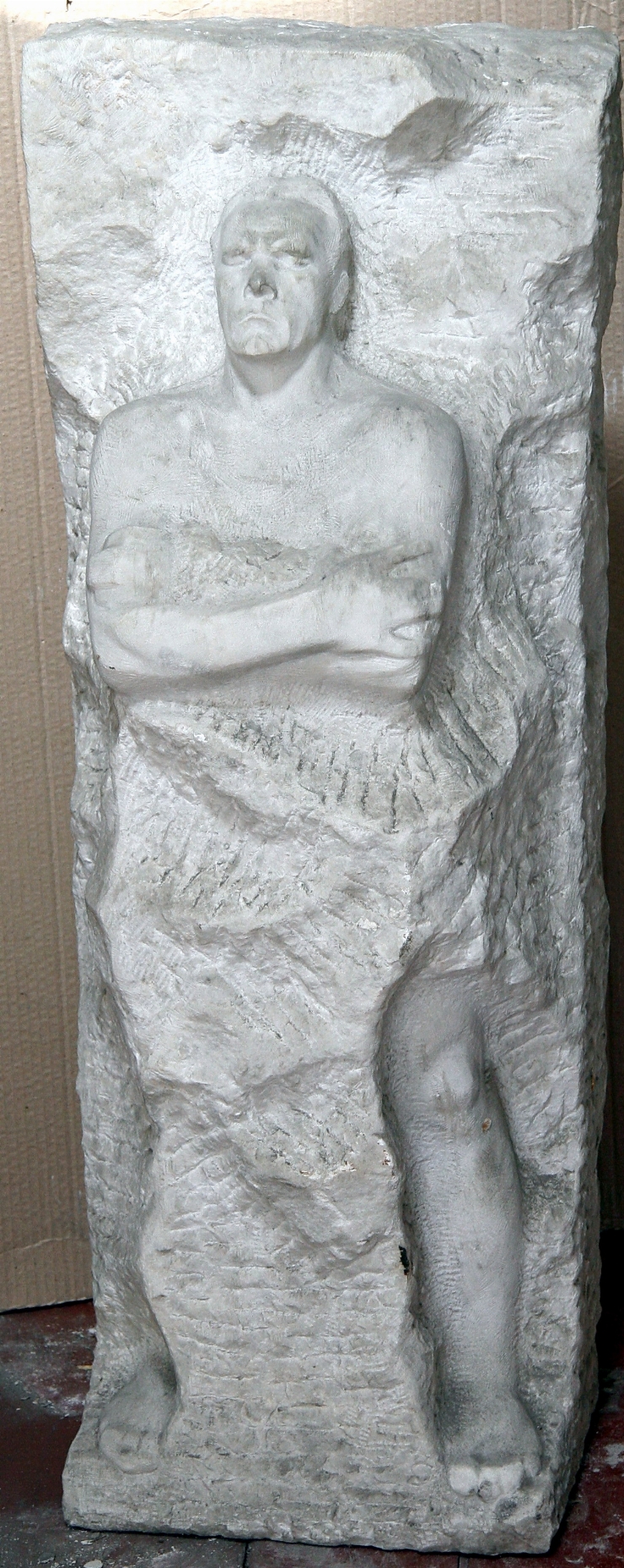 Portretul Eroului URSS D. Karbîşev (schiţă monumentală)