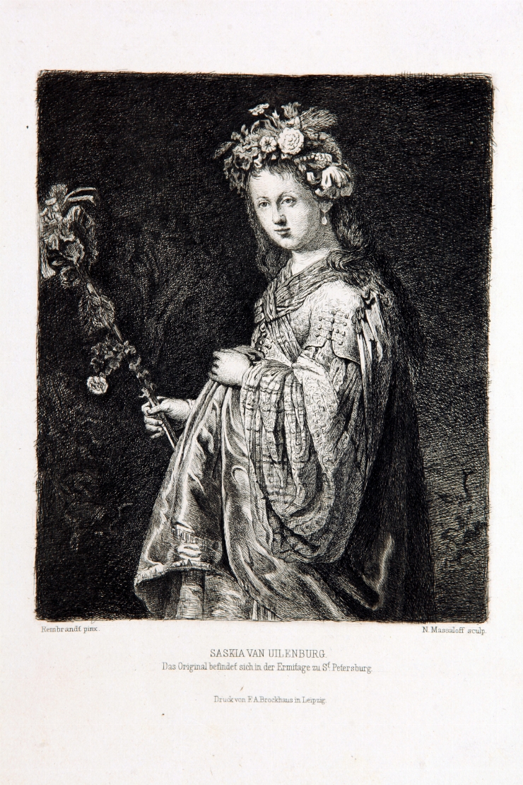 Flora (de pe originalul lui Rembrandt)