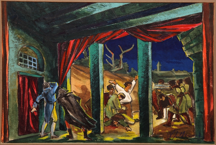 Ilustraţie la balada lui Franz Vallan