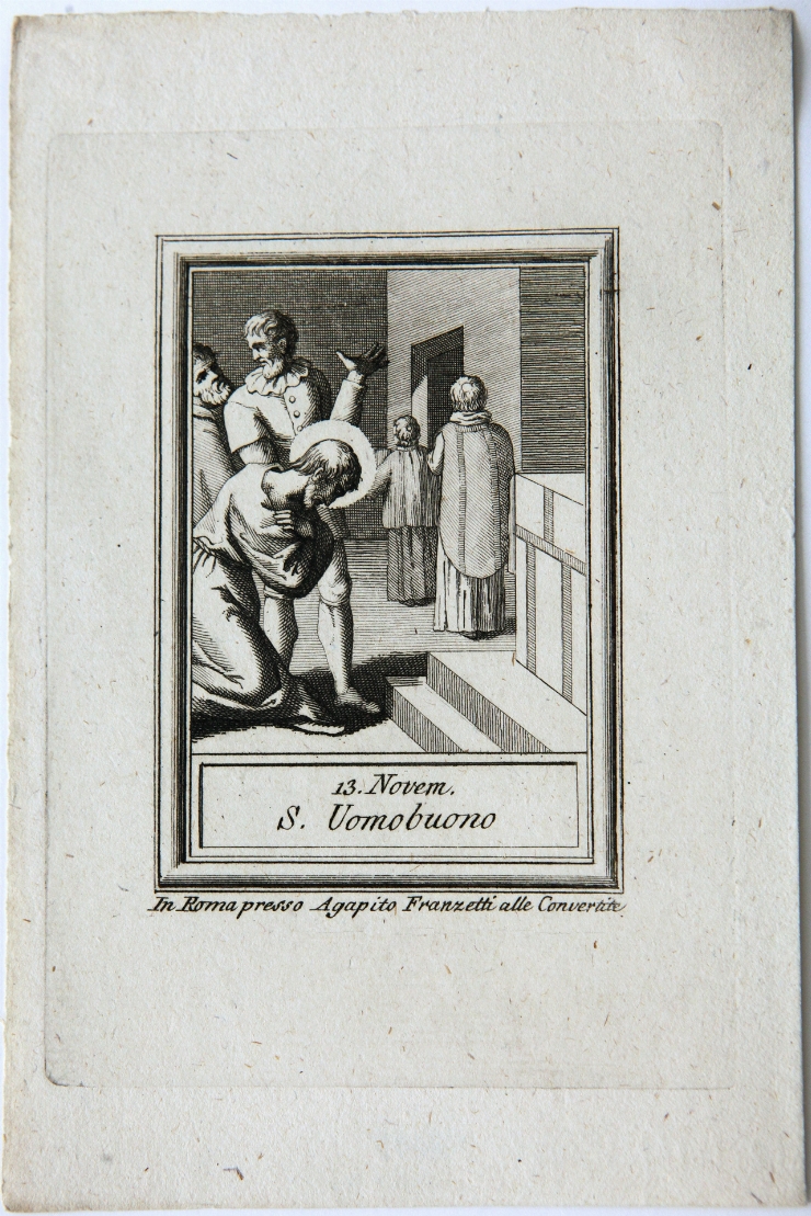 Sfântul Uomobuono (foaie din calendar - 13 noiembrie)
