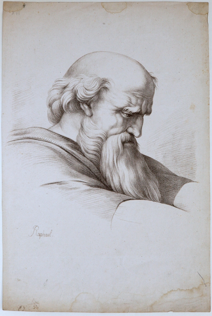 Cap de sfînt, după Raphael