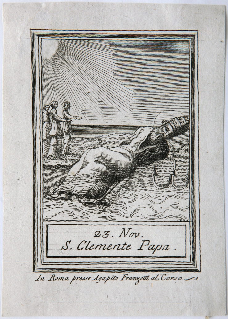 Sfântul Clemente (foaie din calendar - 23 noiembrie)