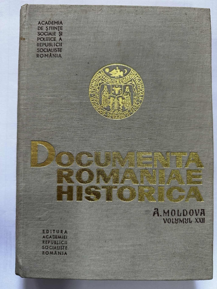 Documenta Romaniae Historica. A. Moldova, vol.XXII (1634)