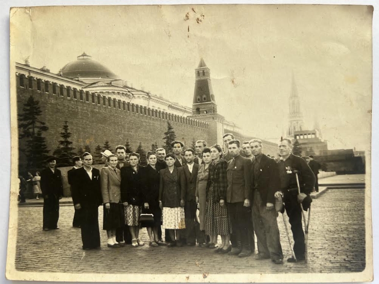 Fotografia colhoznicilor delegației MSSR 