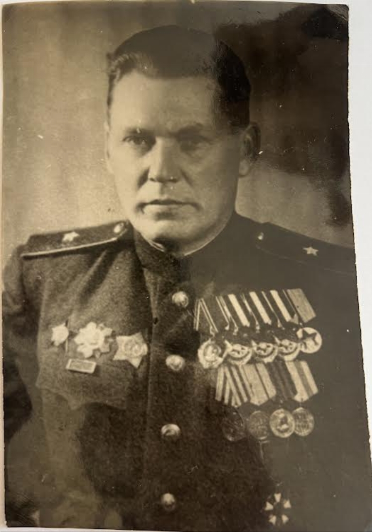 Fotografia negativ a generalului Gorbaciov Mihail Alexandr