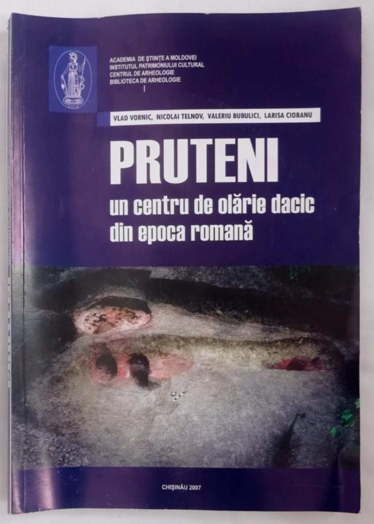 Carte  de cercetări „Pruteni - un centru de olărie dacic din epoca romană”