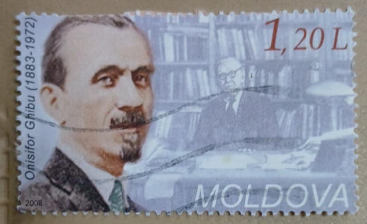 Timbru comemorativ – „Onisifor Ghibu” (1883–1972)