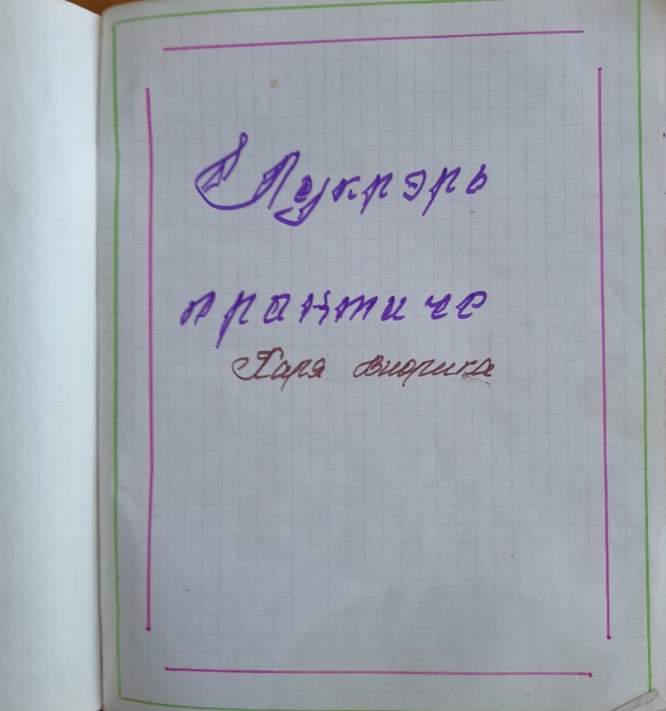 Caiet de lucrări practice Harea Viorica