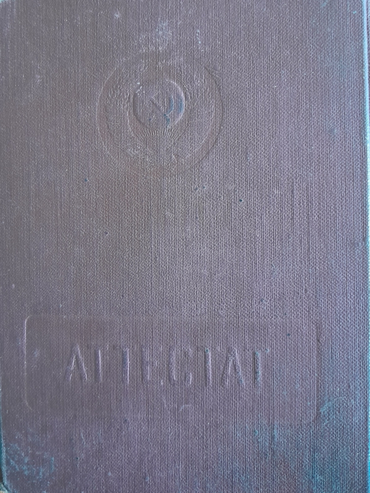 Atestat de absolvire a Școlii profesionale cu Nr. 2286 Dumitrașco Stepan