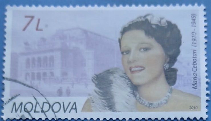 Timbru comemorativ -  Maria Cebotari (1910–1949)”