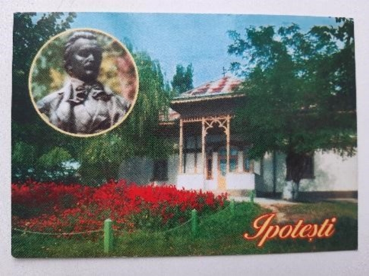 Carte poștală ”Casa memorială Mihai Eminescu. Ipotești”