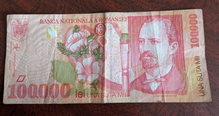 Bancnotă de 100.000 lei românești