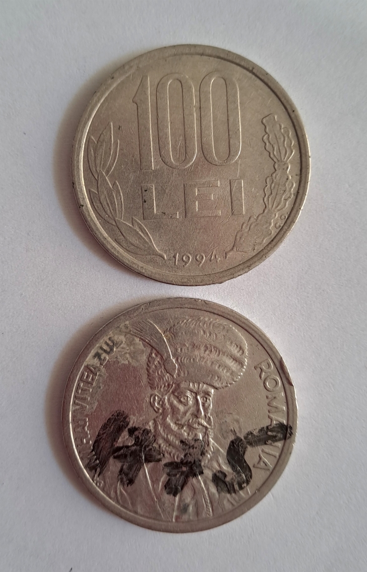 Monedă 100 lei 