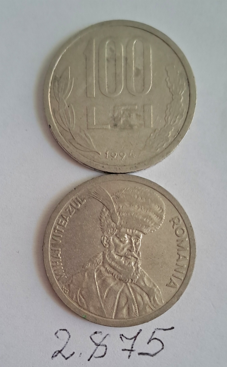Monedă 100 lei 