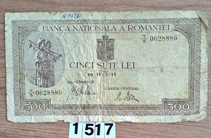 Bancnotă 500 lei  românești