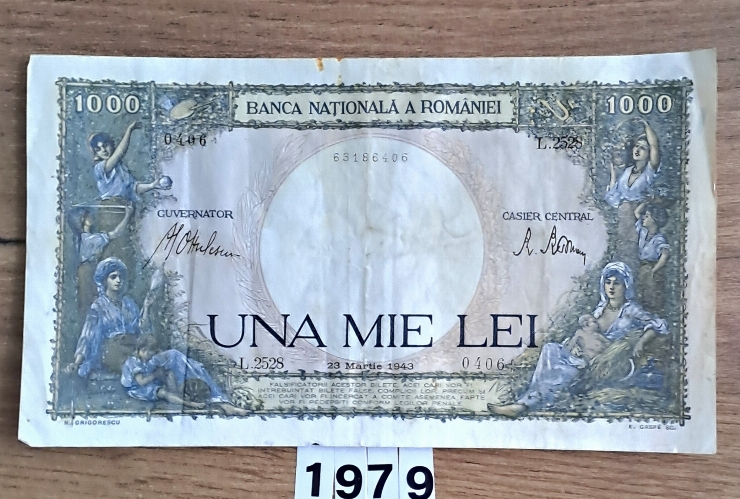Bancnotă  1000 lei  românești