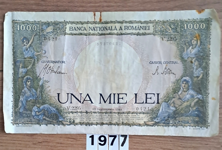 Bancnotă  1000 lei  românești