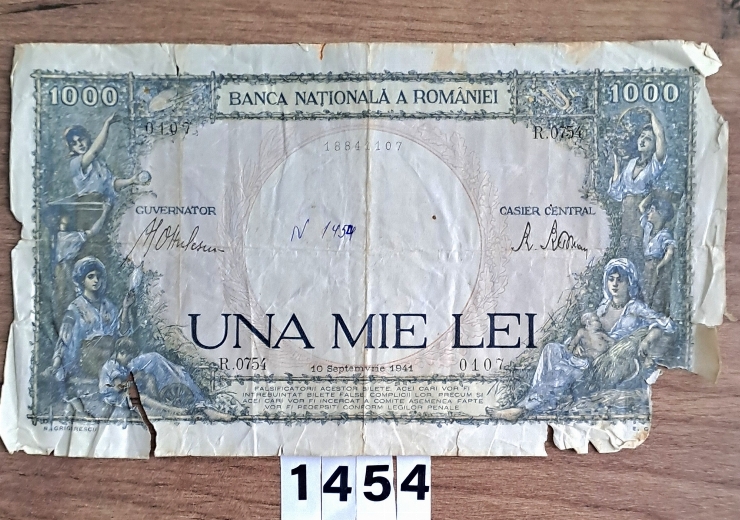 Bancnotă  1000 lei  românești