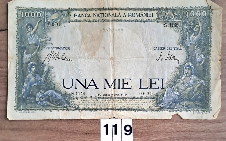 Bancnotă  1000 lei  românești