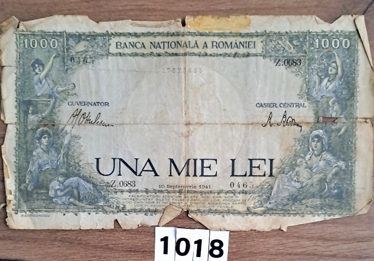 Bancnotă  1000 lei  românești