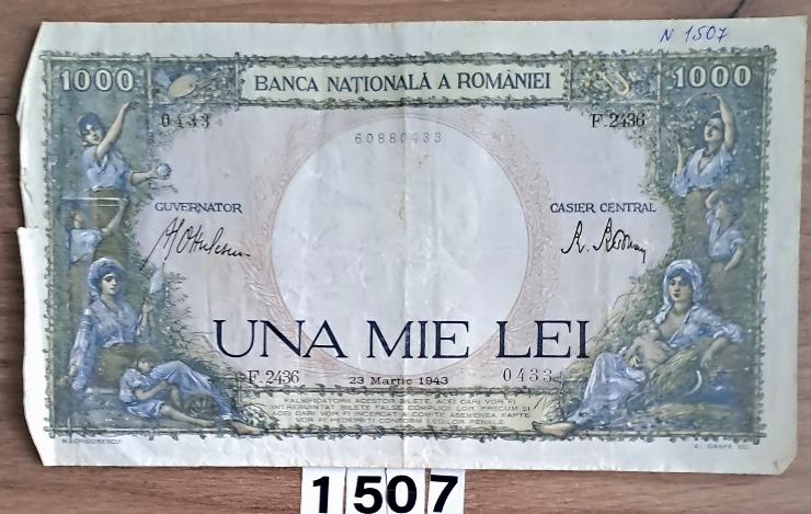 Bancnotă  1000 lei  românești