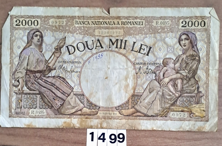 Bancnotă  2000 lei  românești
