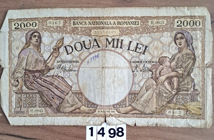 Bancnotă  2000 lei  românești