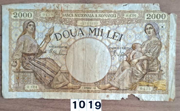Bancnotă  2000 lei  românești