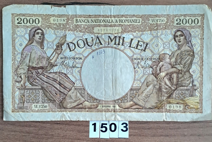 Bancnotă  2000 lei  românești