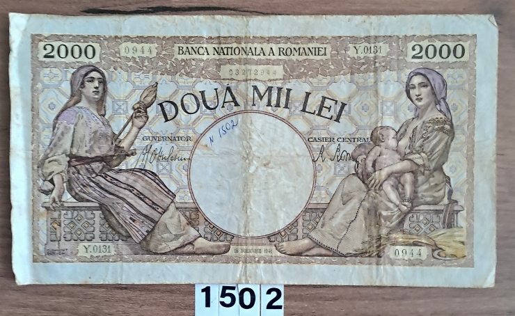Bancnotă  2000 lei  românești