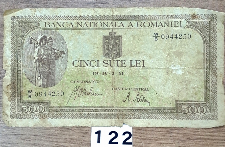 Bancnotă 500 lei  românești