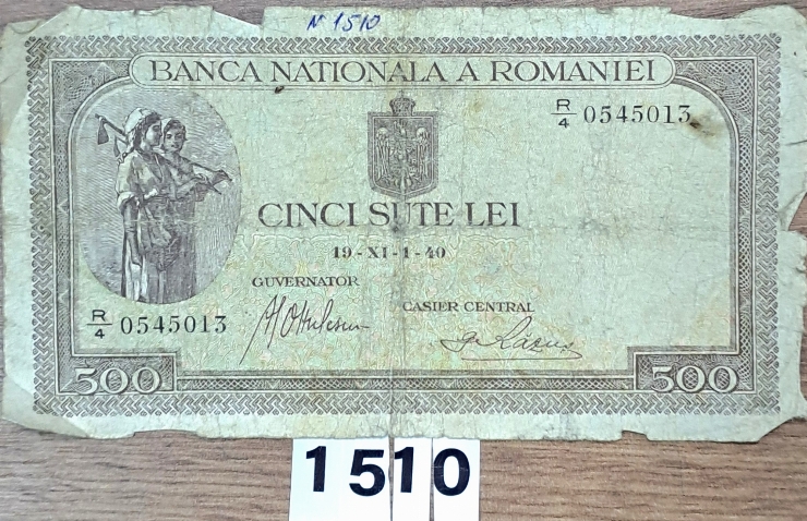 Bancnotă 500 lei  românești