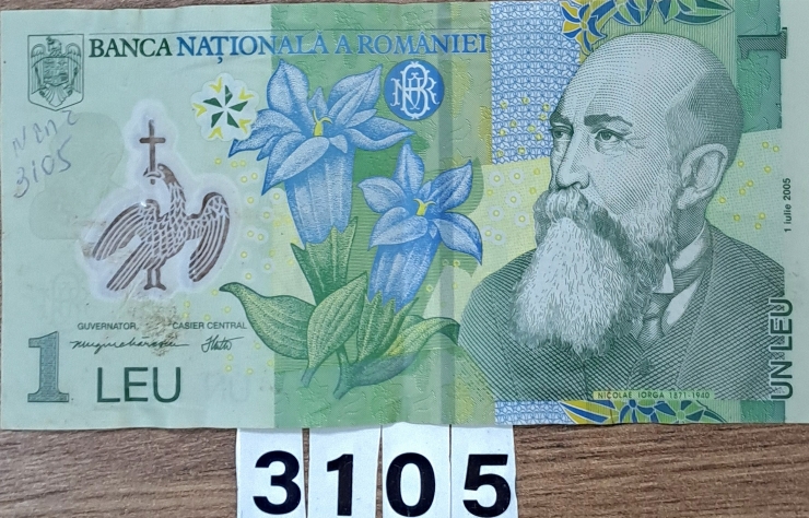 Bancnotă un leu  româneșc