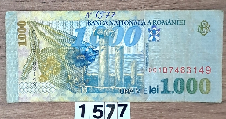 Bancnotă 1000 lei  românești