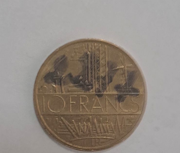 Monedă  10  FRANCI/ 10 FRANCS