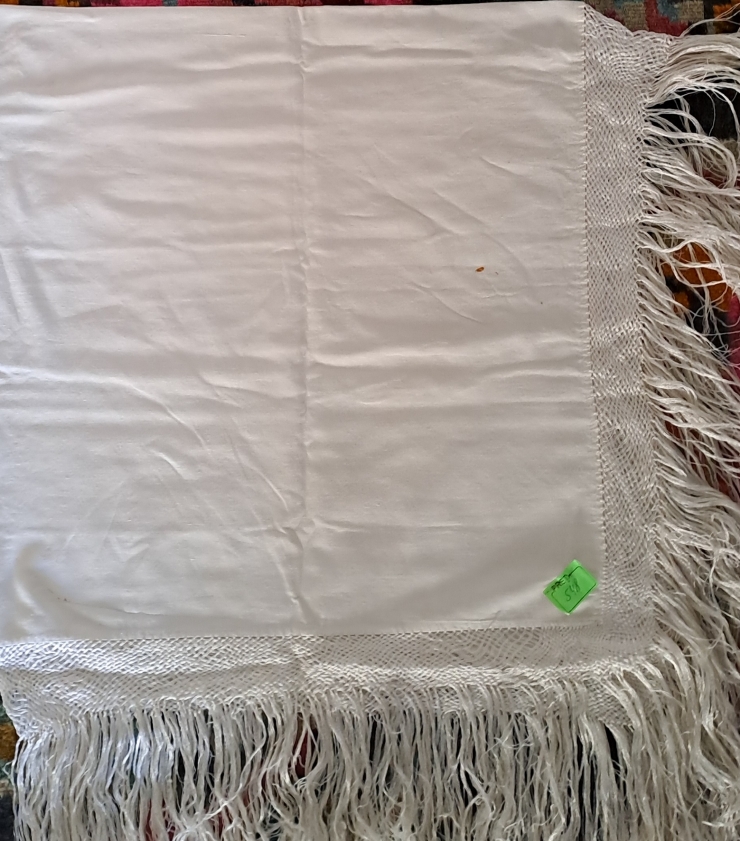 Basma  de bumbac  cu franjuri ( șalincă)