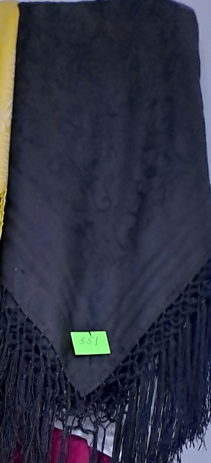 Basma  de  mătase  cu franjuri ( șalincă)