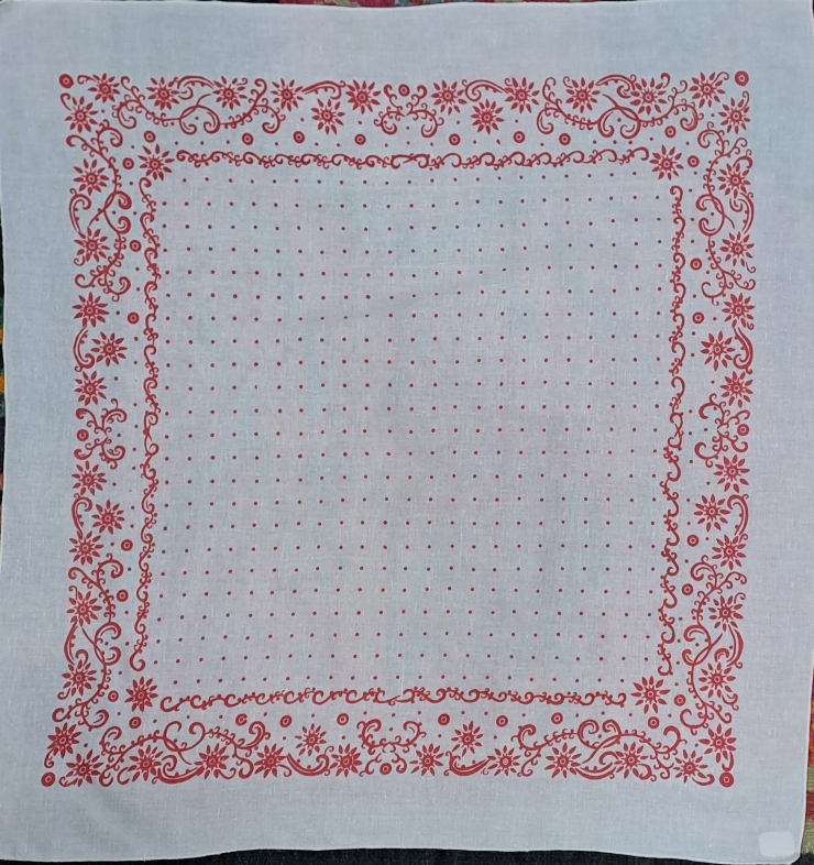 Basma  de  bumbac tradițională 