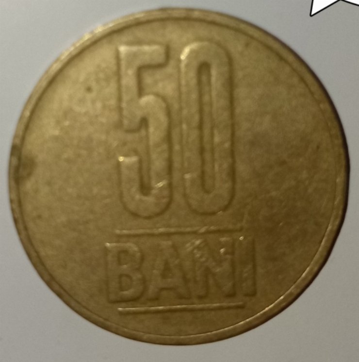 Monedă 50 bani