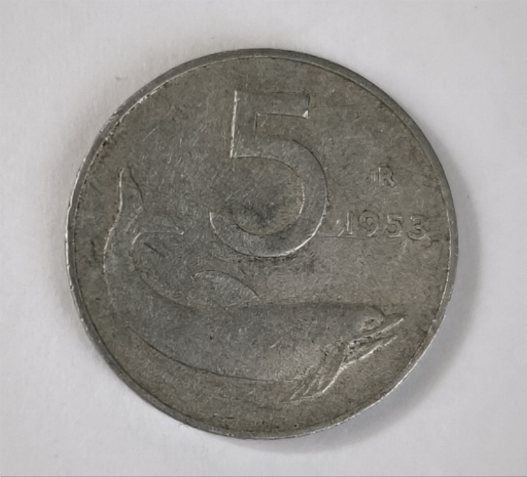 Monedă 5 lire