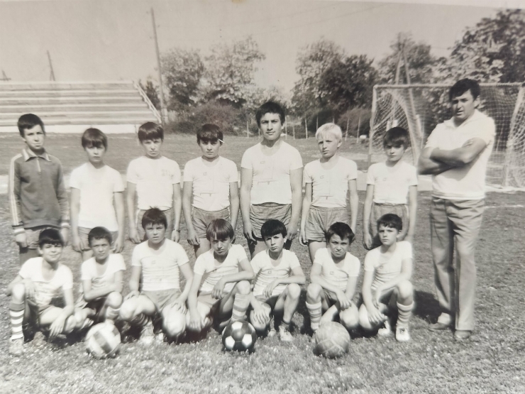 Fotografia Grupa mică de fotbal