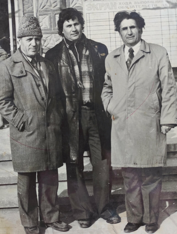 Fotografie membrii colhozului Moldova