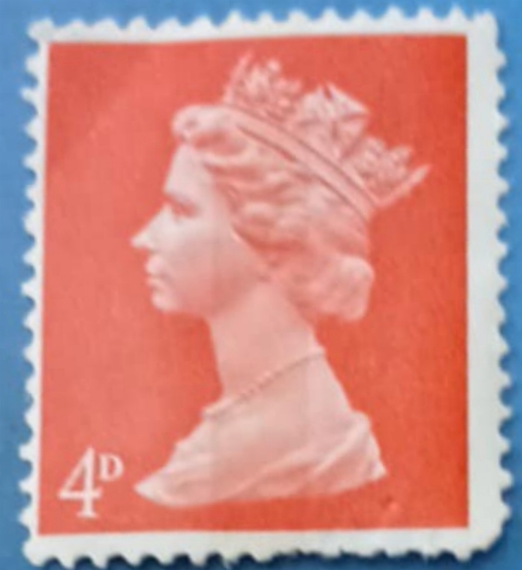 Timbru britanic definitiv - „Regina Elisabeta a II-a” 