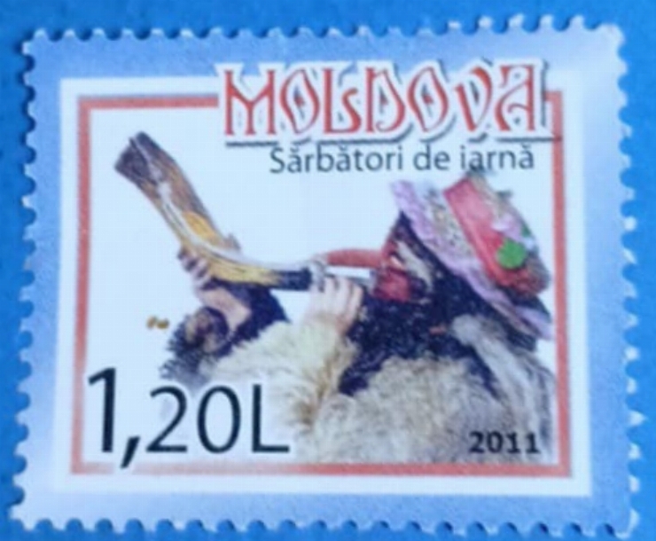 Timbru poștal - „Sărbători de iarnă – Tradiții moldovenești”