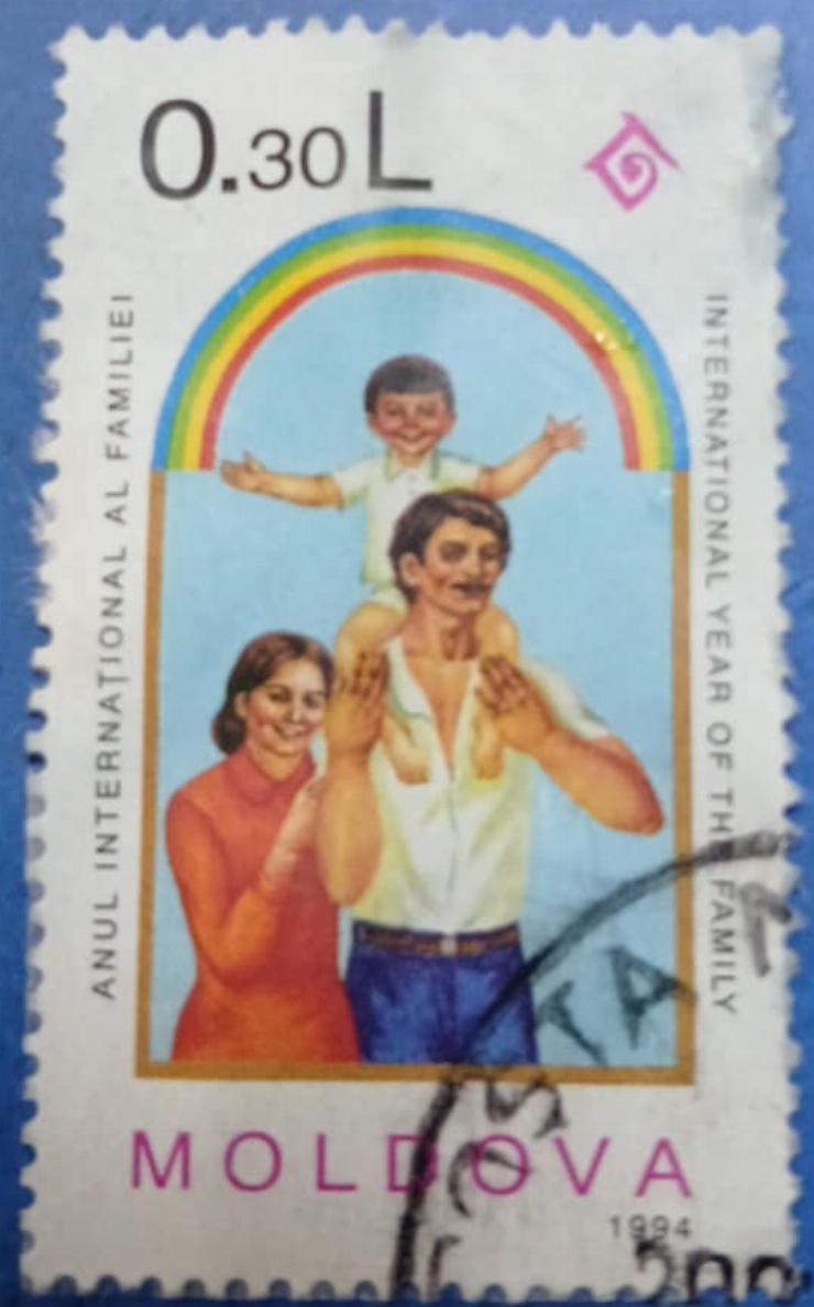 Timbru poștal - „Anul Internațional al Familiei”